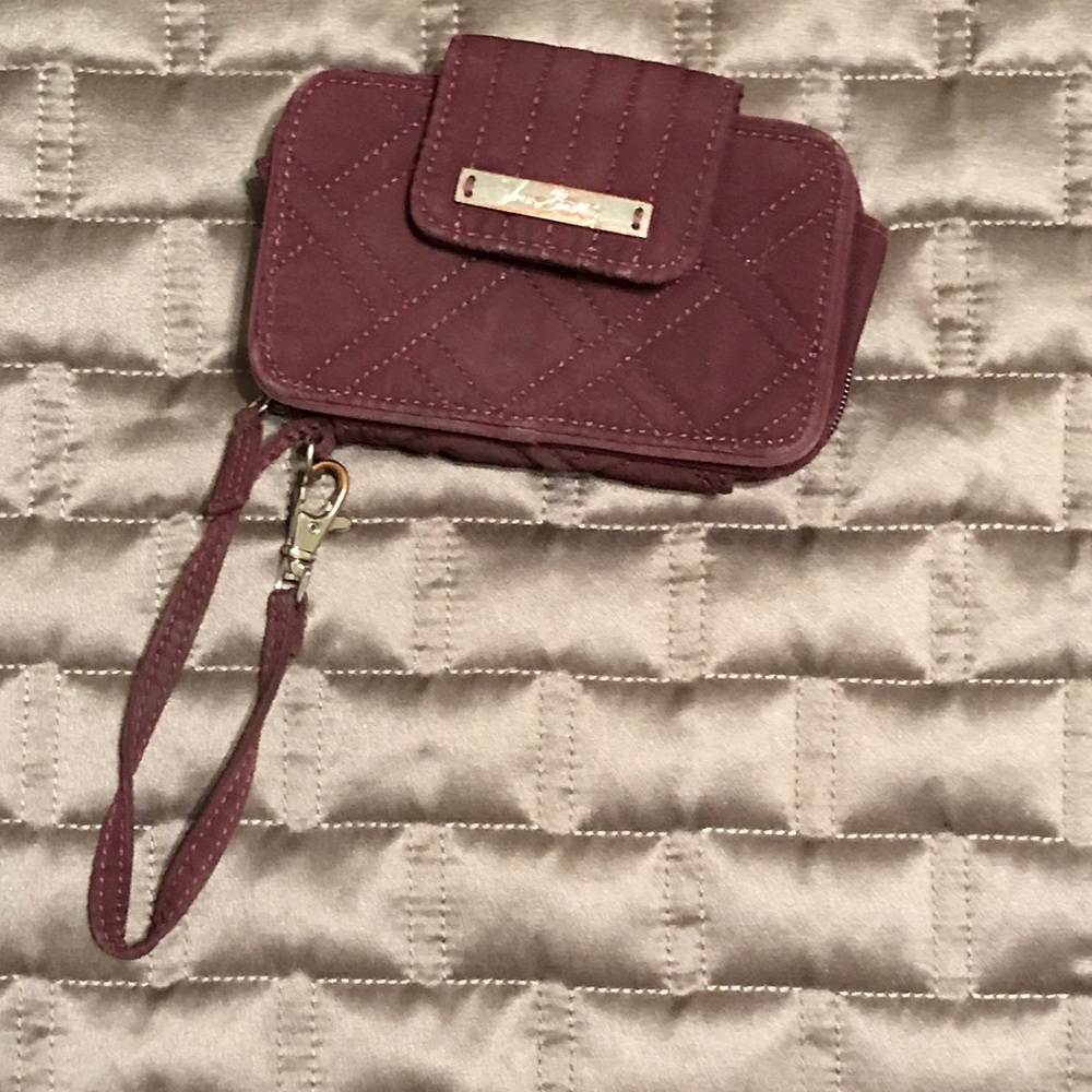 Vera Bradley Maroon Wristlet Wallet